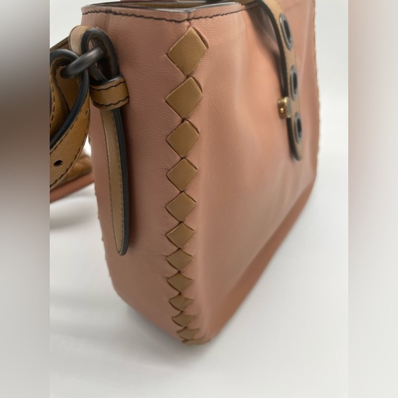 NEW Bottega Veneta Intrecciato Leather Tote and Bottega Veneta Silk Scarf Bundle - Picture 3 of 10